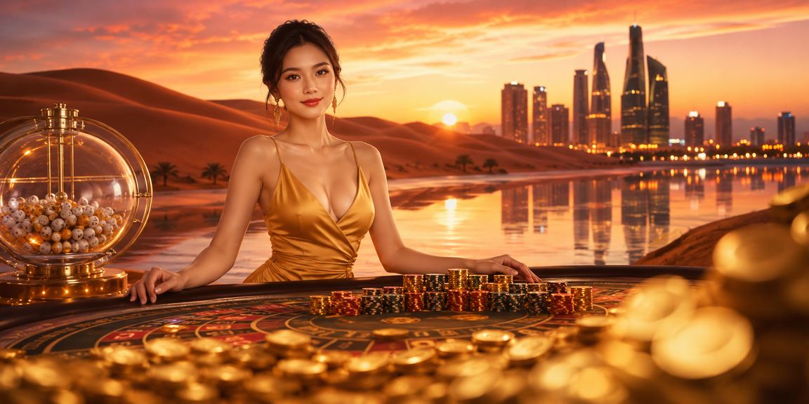 Cảnh hoàng hôn Mũi Né với người dùng đang theo dõi kết quả thể thao trực tuyến trên điện thoại
